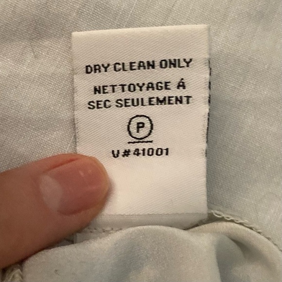 Diane Von Furstenberg Lainey 100% Silk Chiffon Dress Size 12 Blue - Picture 5 of 8